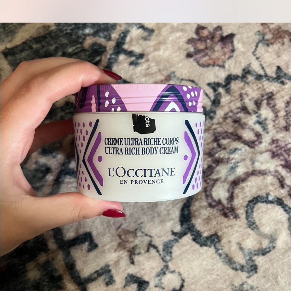 L'OCCITANE Limited Edition Ultra Rich Cream - Purple and White